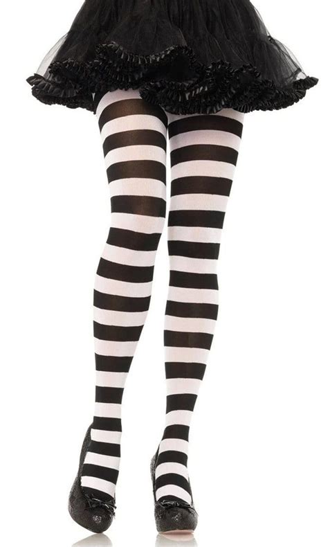 Witch striped tights